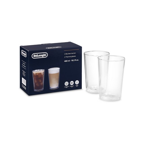Delonghi bicchieri vetro - 2x,
