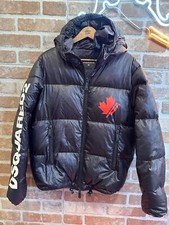 Dsquared2 PIUMINO NERO CON CAPPUCCIO DA UOMO