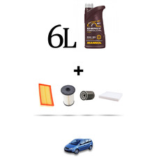 HOFFCAR Kit tagliando 4 FILTRI