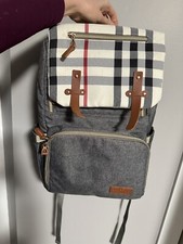 Gray brown black red burberry - black,