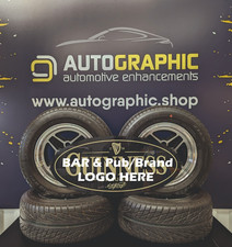 Insegna da parete ovale logo