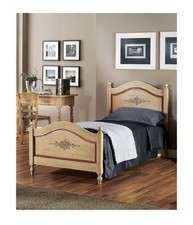 LETTO SAGOMATO SINGOLO AVORIO