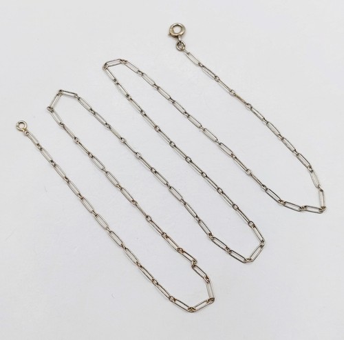 Catena vintage oro bianco 18k