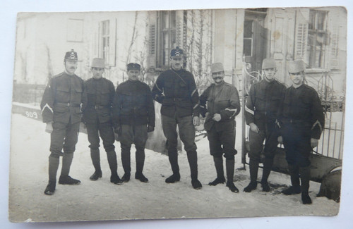 Ww1 swiss soldiers group nice - swiss,