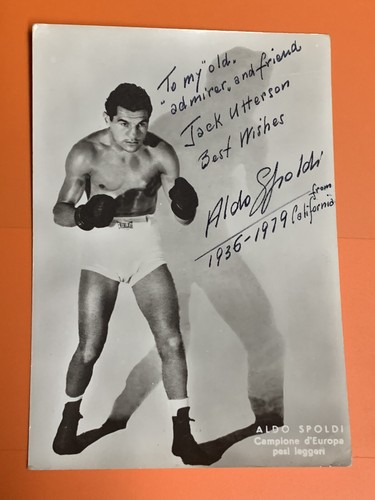 Aldo spoldi cartolina - aldo,