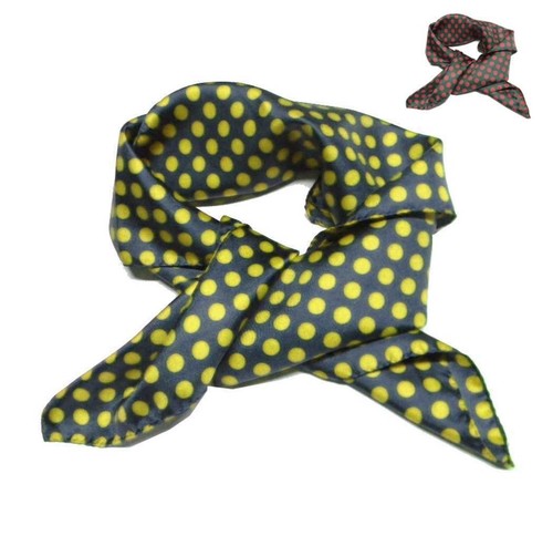 Foulard uomo seta stampata - di,