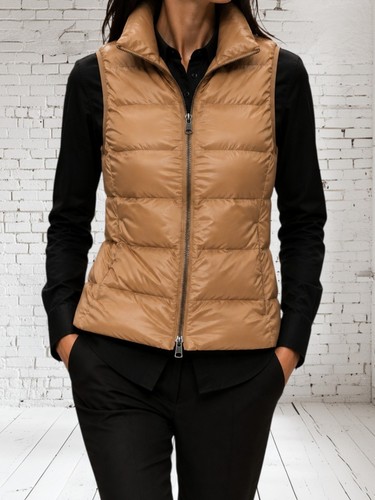 Moncler smanicato donna beige - smanicato,