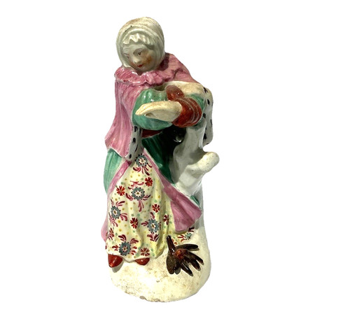 Antica statuina porcellana - antica, in