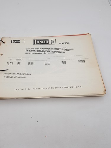 Manuale officina lancia beta - manuale,