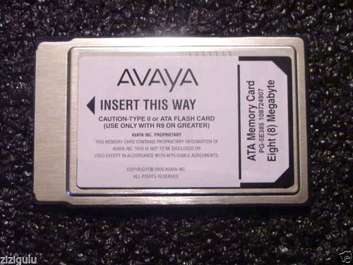 Avaya pcmcia 8mb flash - avaya, memory