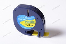 91202 BLACK ON YELLOW PLASTIC
