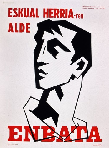 Affiche poster enbata vasco - affiche,