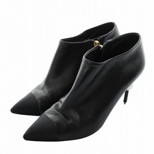 【Scarpe】CHANEL Stivali donna pelle punta tacco a spillo con finta perla