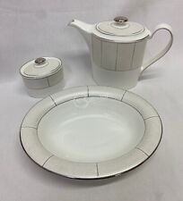 Servizio da tè 3pz in porcellana Bone China Wedgwood Shagreen teiera zuccheriera