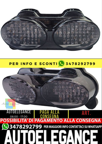 ⭐Fanale posteriore moto in