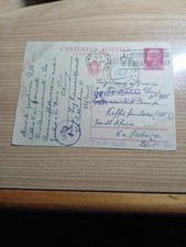 Italia Regno 1941 C.P.  75 C. X Sudafrica  Censurata