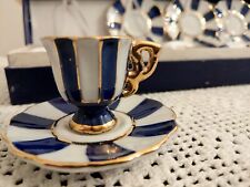 ORIGINAL THE GOLDEN BLU COLLECTION DUCA DI BAVARIA porcellana Bavaria miniature 