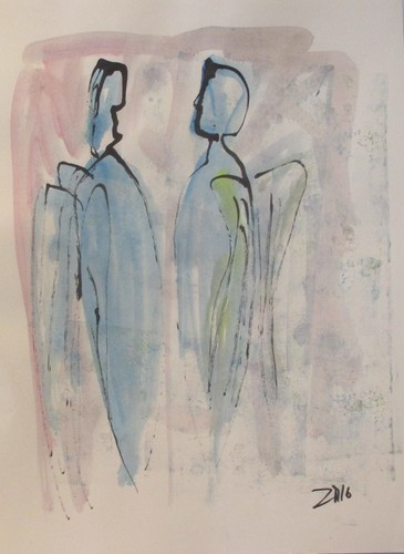 Angelo 30x40 originale sig - , zm