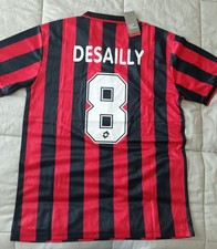 maglia calcio vintage del Milan di Desailly 
