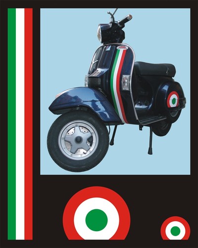 Adesivi tricolore compatibili