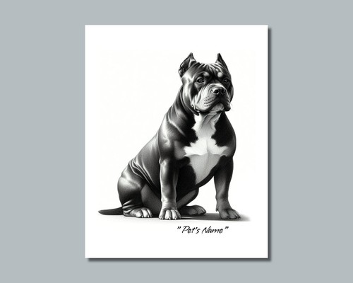 Foto personalizzata pit bull - foto,