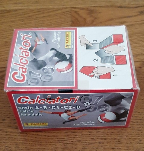 Box figurine panini calciatori - figurine,