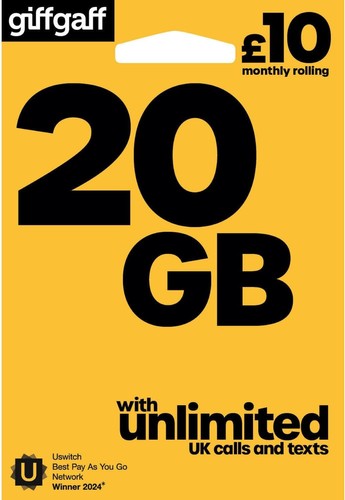 Giffgaff triple sim card - sim,