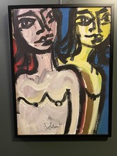 quadro olio su tela di Gustavo Boldrini ( Venezia 1927 / Salsomaggiore T 1987)