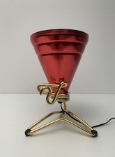 Lampada da Tavolo Rinnovel By Ettore Sottsass In Alluminio Anodizzato Rosso 60s