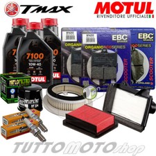 Tagliando YAMAHA XP T-MAX 530 2017 2018 2019 / Kit Olio Motul 7100 10W40 TMAX