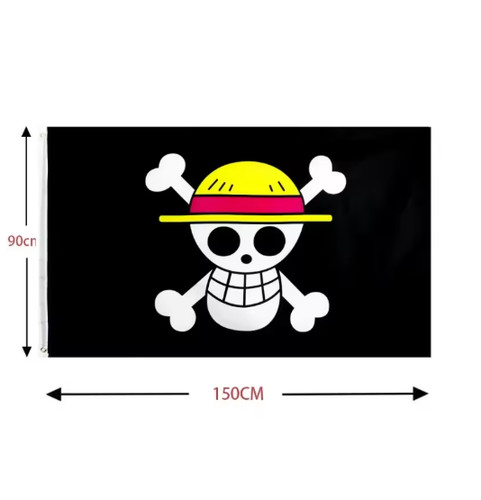 One piece bandiera pirata - one,