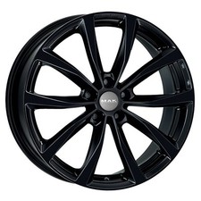 CERCHIO IN LEGA MAK WOLF PER VOLKSWAGEN POLO IV FUN 7X17 5X100 GLOSS BLACK XPW
