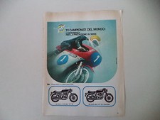 advertising Pubblicità 1973 MOTO MV AGUSTA 750 GT S/350 GT - SCRAMBLER
