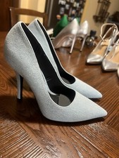 Zara Décolleté col. Celeste Tg 35, Tacco 10