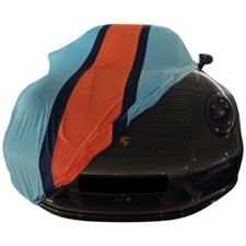 Copriauto da interno adatto per Porsche 911 (992) Cabrio Copertura Gulf Design