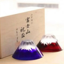 EDO Glass Mt.Fuji Sake Cup