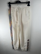 Adidas Pantaloni Vento Panna Multicolore taglia M Women Pants Trousers Pockets