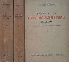 Trattato di Diritto Processuale Penale Italiano. Vol. II, IV. . Vincenzo Manzini