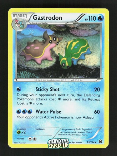 Pokemon gastrodon 114 lp - pokemon, 29/114