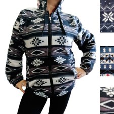  Felpa Pile DONNA  CON Cappuccio Cardigan Maglione Cerniera GIACCA ZIP COMODA