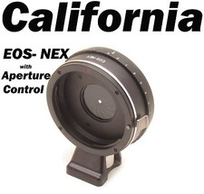 Obiettivo Canon EOS EF a Sony NEX-7 NEX-5 NEX-3 adattatore montaggio apertura integrato VG10