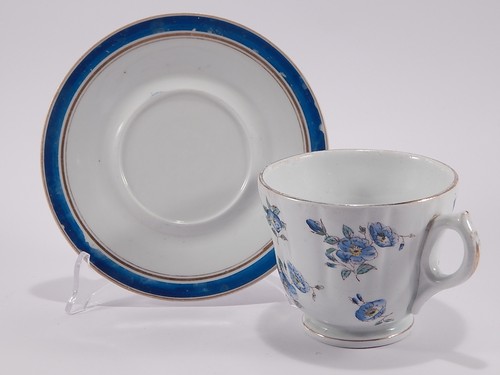 Antico set colazione piatto - set,