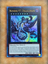 Yugioh Numero 97: Draglubion GFP2-EN145 Ultra Rara 1° Edizione NM