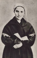 CARTOLINA  PHOTOGRAPHIE AUTHENTIQUE DE BERNADETTE EN 1866 DU LIVRE NON VIAGGIATA