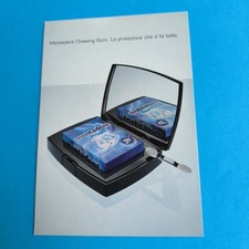 MENTADENT CHEWING GUM LA PROTEZIONE CHE TI FA BELLA CARTOLINA PUBBLICITARIA