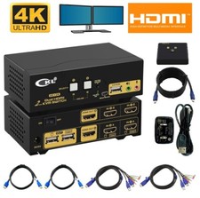 Switch KVM HDMI 2 porte 4K
