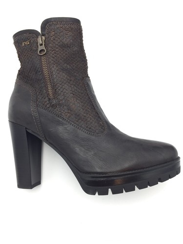 Stivale tronchetto donna nero - stivale,