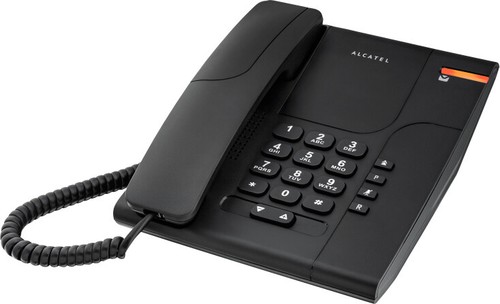 Alcatel telefono fisso nero - alcatel,