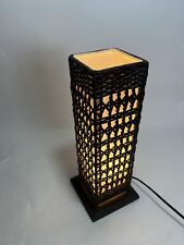 Abat-jour Etnico Lampada Da Tavolo In Bambù Vintage Table Lamp