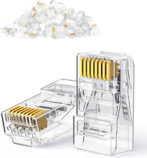 50 Pezzi Connettori RJ45 Cat